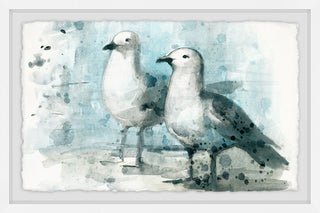 "Sweet Pair" Framed Painting Print, 18"x12"