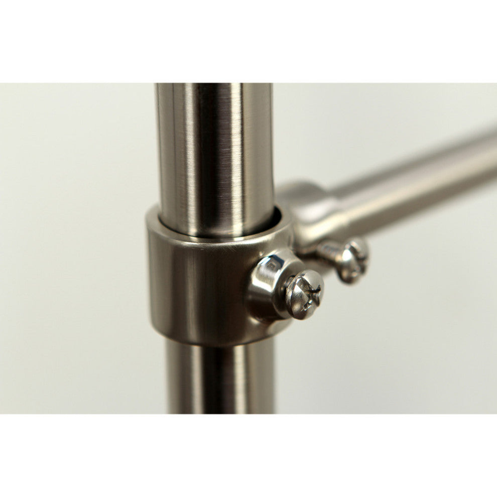CCK103T8 Freestanding Tub Faucet Package With Supply Line, Brushed Nickel