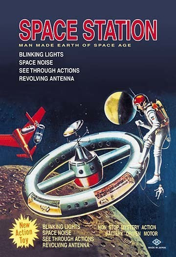 Space Station - Gallery Wrapped Canvas Art 28" x 42"