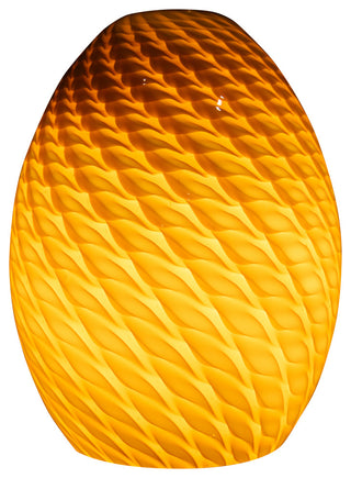 Firebird Brandy Pendant Glass Shade, Amber Firebird