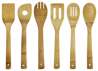 Oceanstar 7 Piece Bamboo Cooking Utensil Set