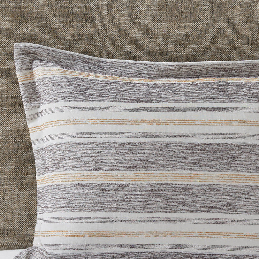 Madison Park Signature Oversized Jacquard Striped Comforter Set