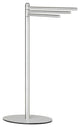 Noli Contemporary 3 Swing Arm Towel Stand, Brushed Aluminum