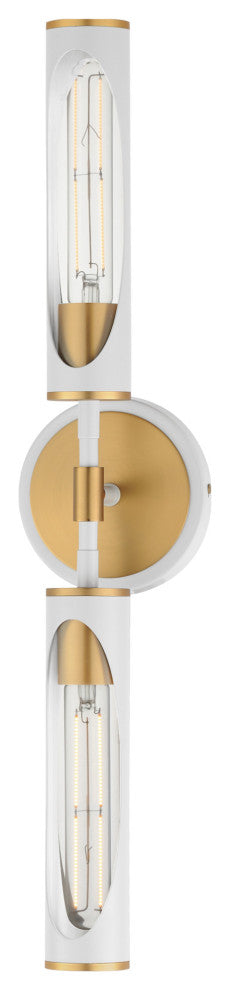 Maxim 16172 Regent 2 Light 24"W LED Vanity Light - Light French Gray / Natural