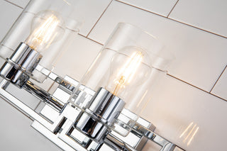 Estes 2 Light Bath Vanity Light, Polished Chrome