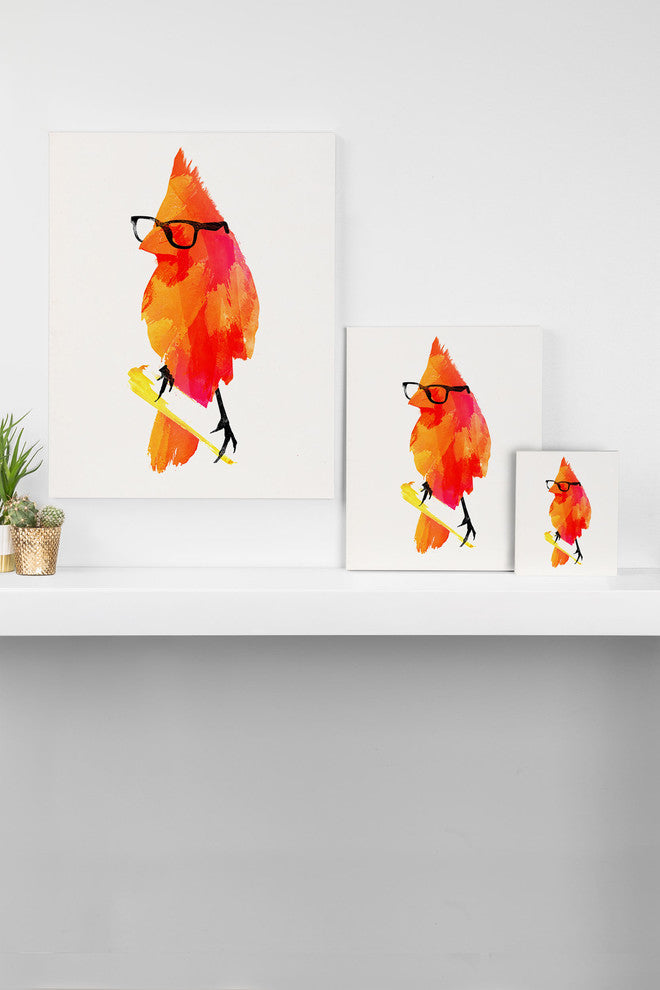 Deny Designs Robert Farkas Punk Bird Art Canvas