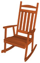Cedar Classic Porch Rocker, Redwood Stain