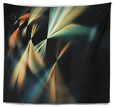 Floating Abstract Fractal Designs Abstract Wall Tapestry, 60"x50"