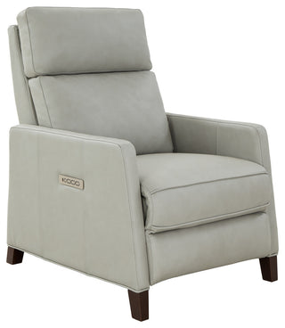 James Zero Gravity Power Recliner w/Power Head Rest and Lumbar, Corbett Chromium
