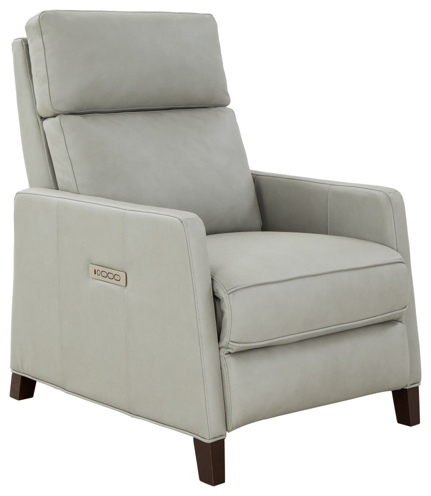James Zero Gravity Power Recliner w/Power Head Rest and Lumbar, Corbett Chromium