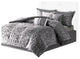 Madison Park Carlow 7 Piece Comforter Set in Grey