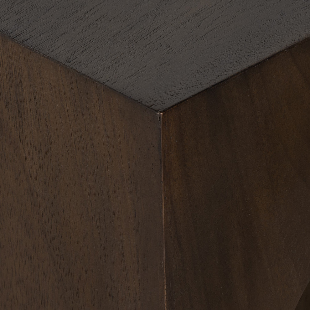 Fausto Console Table-Smoked Guanacaste