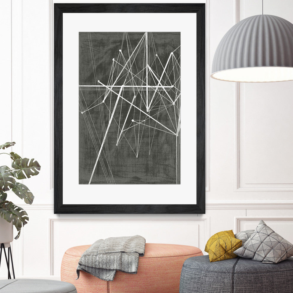 "Vertices II" Matted and Framed, 52" X 36"