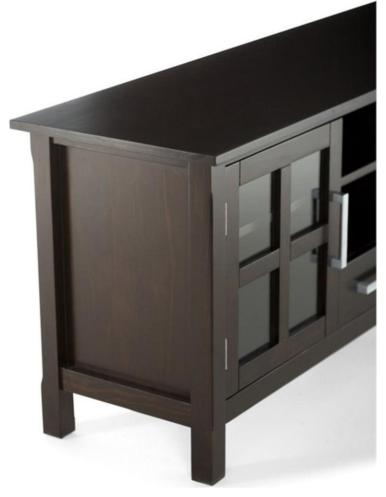 Wood 60 Inch Wide Tv Media Stand & In Hickory Brown For Tvs Up To 65 Inches