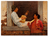 Almeida Junior 'The Guitar Player' Canvas Art, 32 x 24