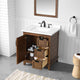Pembroke 30" Bathroom Vanity Antique Coffee Ash Veneer