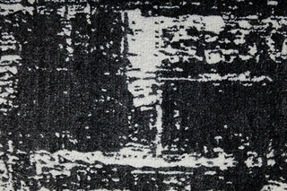 Eshwar R8929 Modern/Industrial/Global Rug, Black/White, 9'x12'
