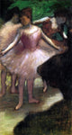 Edgar Degas Three Dancers in Pink, 15"x30" Wall Decal