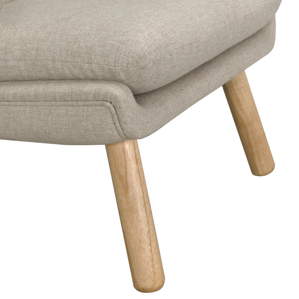 Valerie Chair With Wheat Fabric