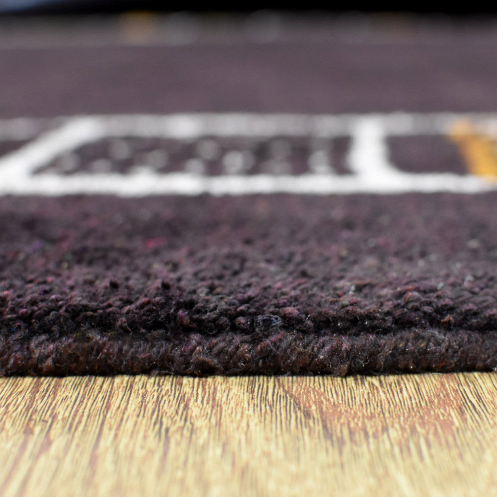 HAND KNOTTED LOOM SILK ECO-FRIENDLY AREA RUG -6'x9',Rectangle,Brown,Contemporary