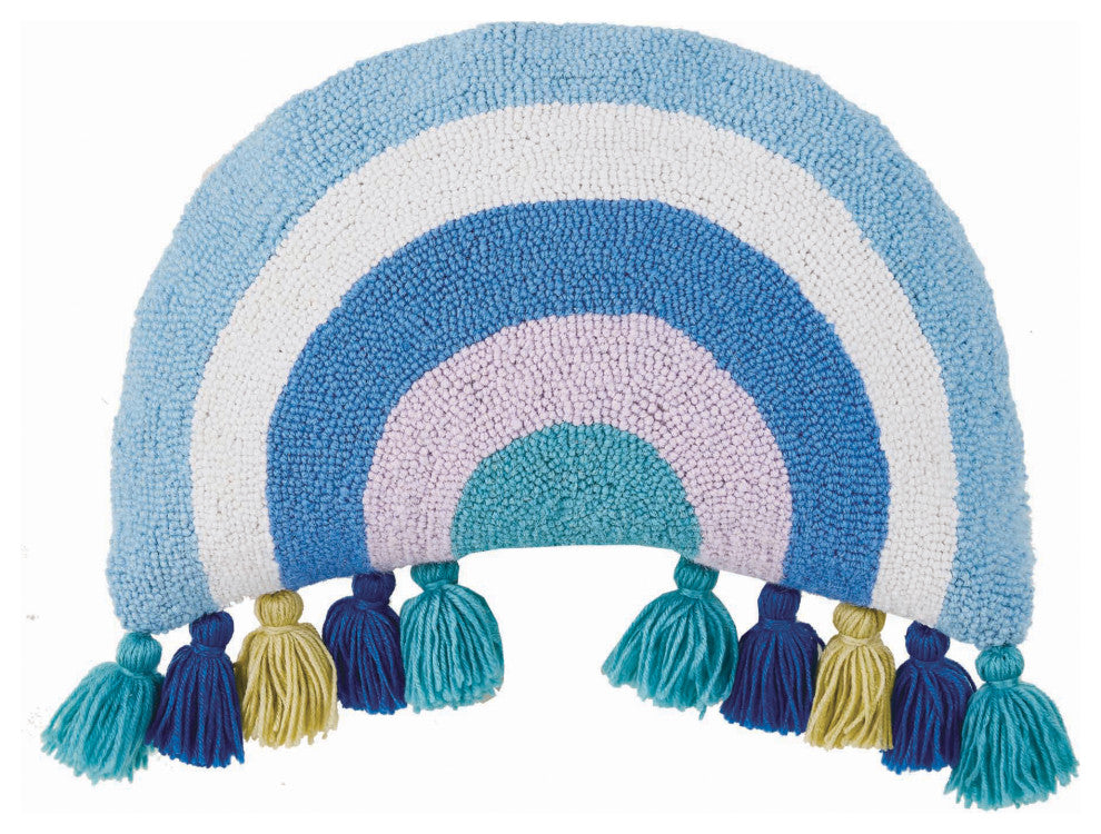 Cool Rainbow W/Tassels Hook Pillow