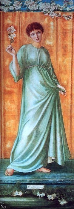 Sir Edward Burne-Jones Spring, Gallery Wrapped Canvas Print, 15"x30"