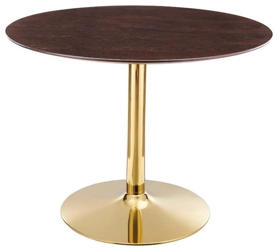 Verne 40" Dining Table Gold Cherry Walnut