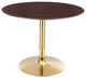 Verne 40" Dining Table Gold Cherry Walnut