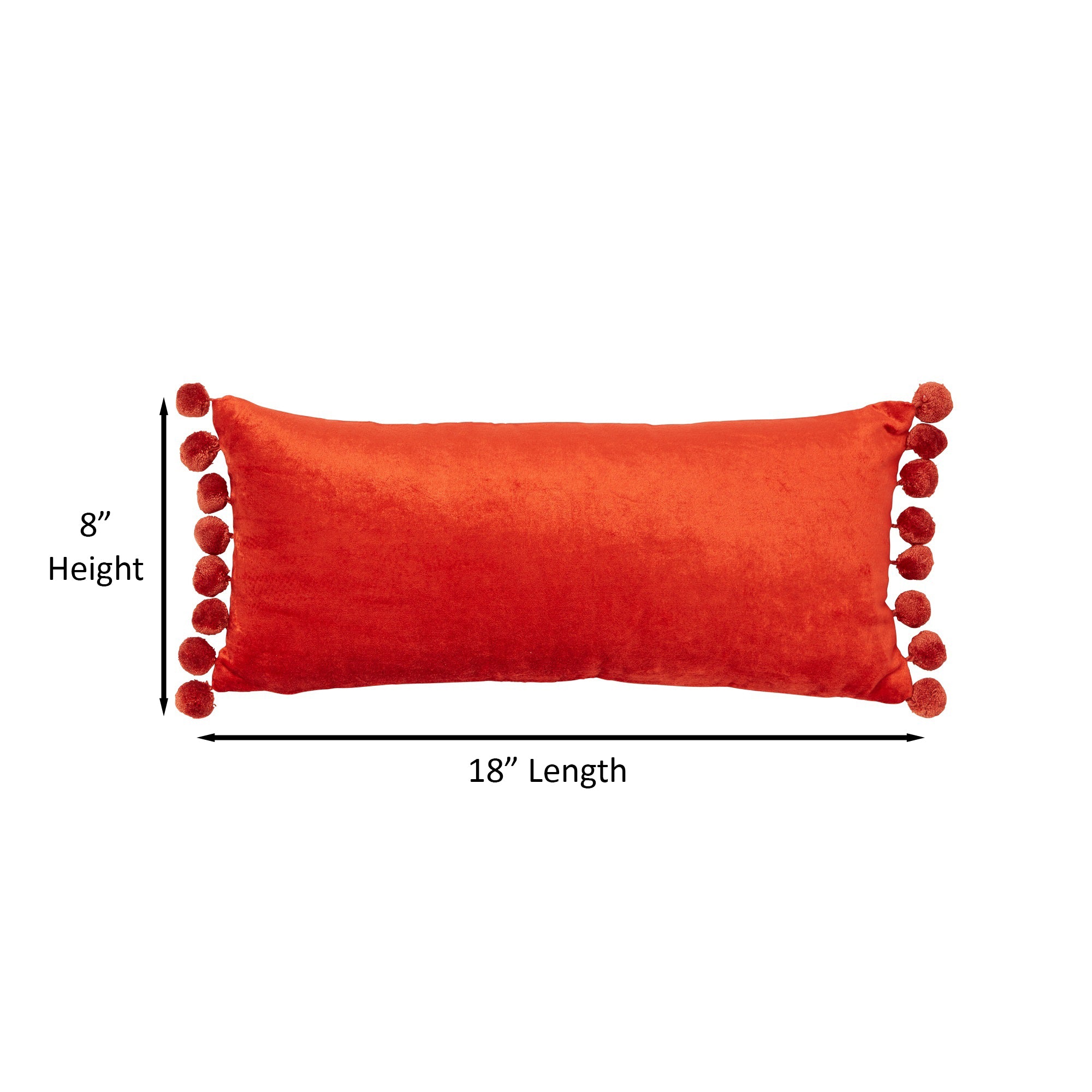 Jodhpur Oblong Pillow, Rust