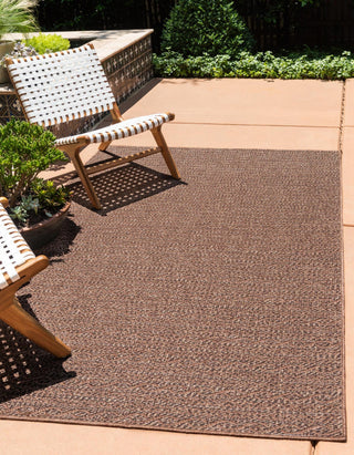 Rug Unique Loom Outdoor Modern Brown Rectangular 2' 2 x 3' 0