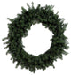 Vickerman A802872 72" Canadian Pine Artificial Christmas Wreath, Unlit