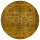 Ahgly Company Indoor Round Mid-Century Modern Area Rugs, 4' Round