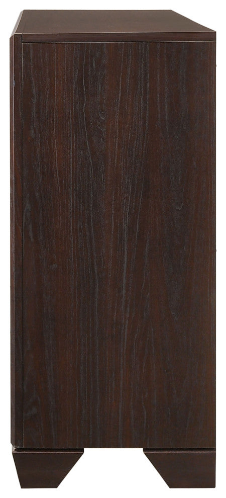 Kauffman 6-drawer Dresser Dark Cocoa