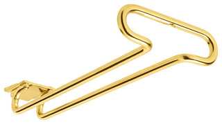 11" Under Cabinet Stemware Holder, Brass