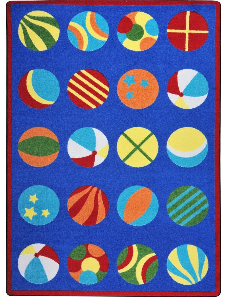 Kid Essentials Rug, Have a Ball, 7'8"x10'9"