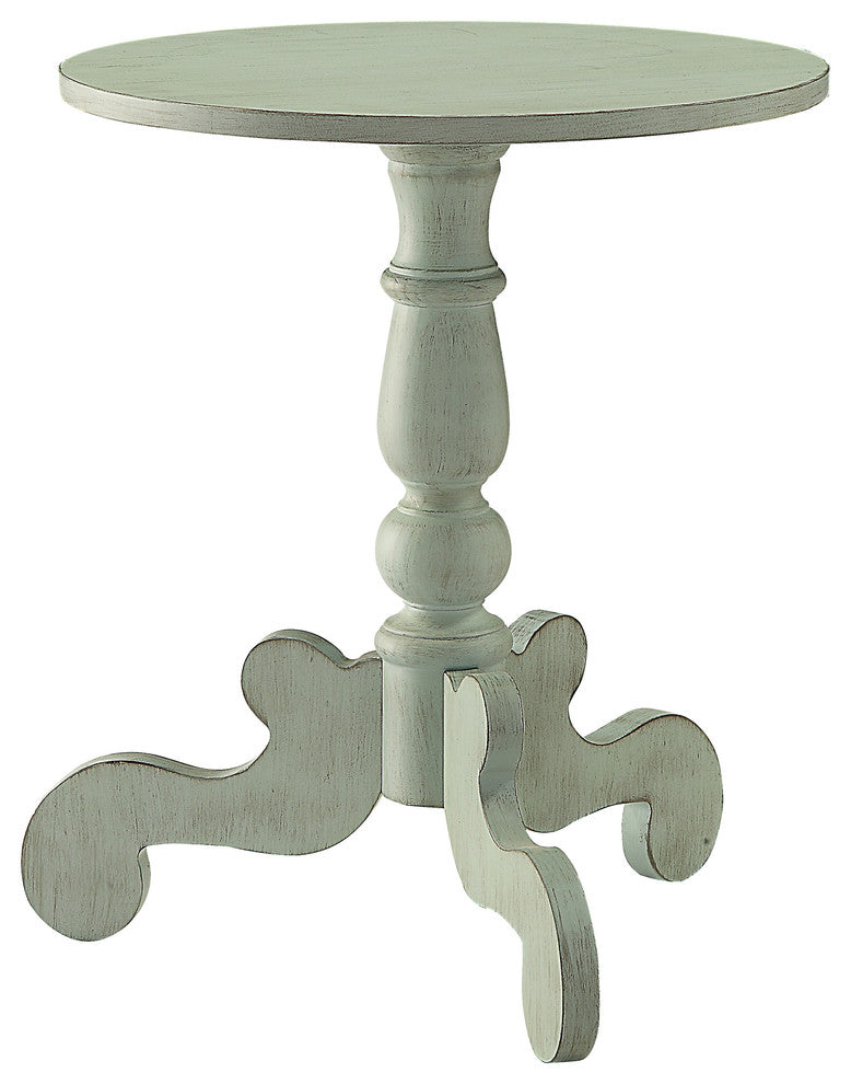 Urban Designs Gala Wooden Accent Side Table, Antique Green
