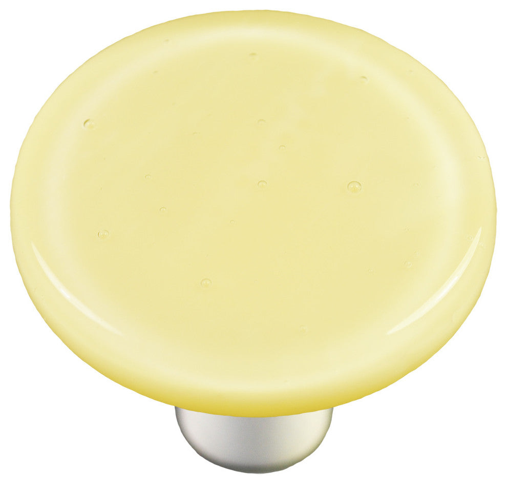 Marzipan Striker Knob Round, Alum Post