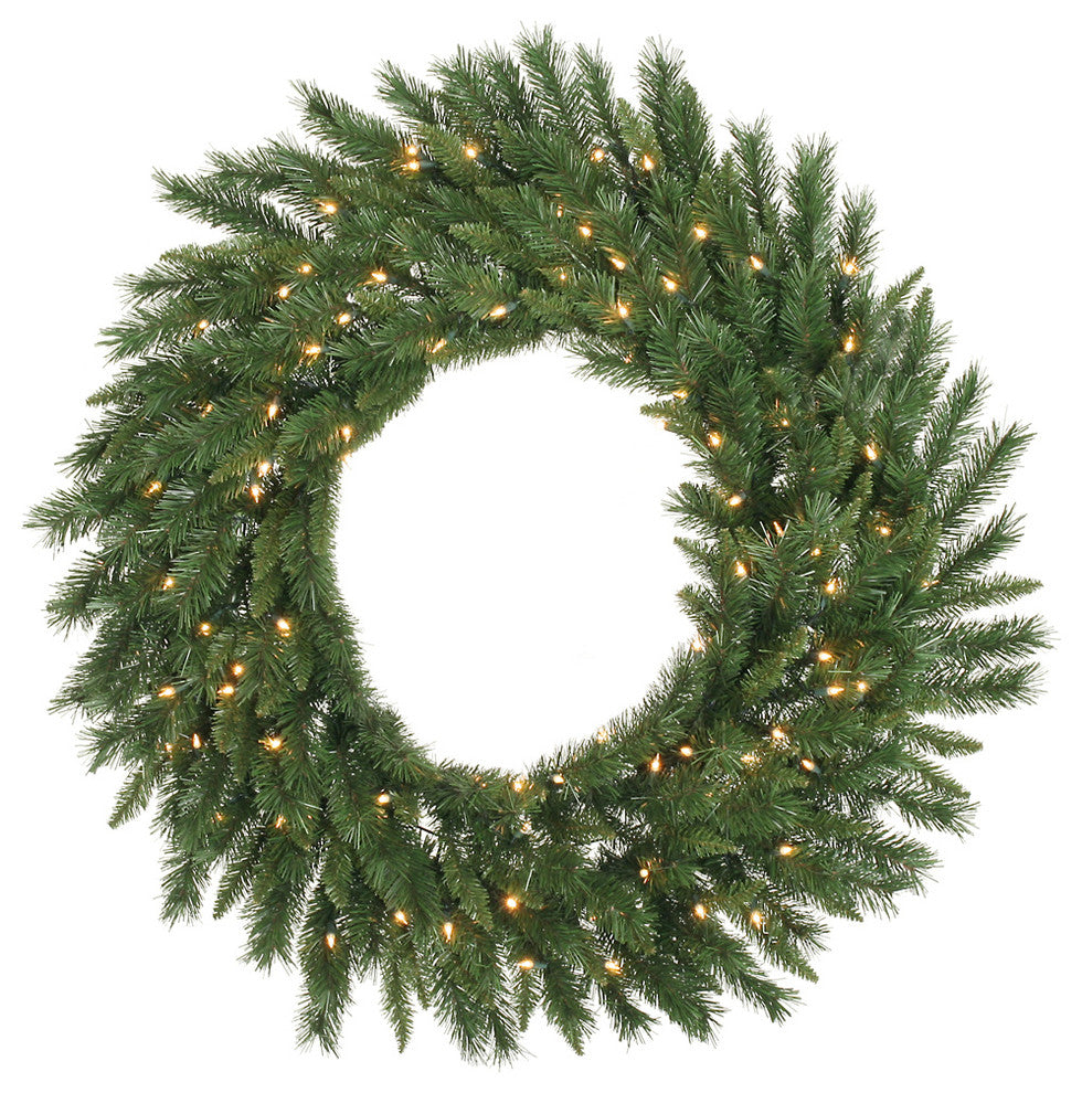 Vickerman Imperial Pine Wreath, 60", Clear Lights