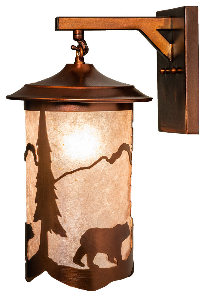 8 Wide Fulton Lone Bear Wall Sconce