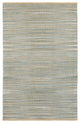8" x 10" Tan and Seafoam Striated Area Rug