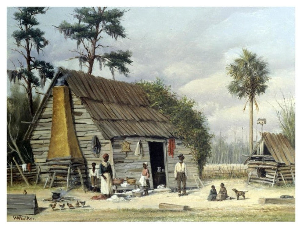 "Laundry Day" Digital Paper Print by William Aiken Walker, 38"x29"