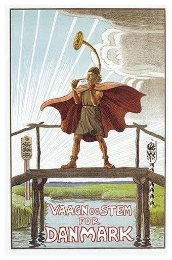 Vaagnocstem for Denmark - Framed Paper Poster 20" x 30"