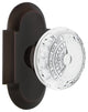 Cottage Plate Double Dummy Crystal Meadows Knob, Timeless Bronze, COTCME