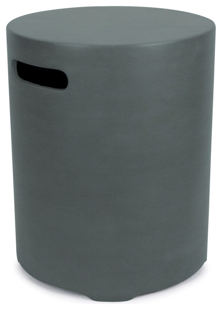 Introvurt Round Propane Tank Cover, Charcoal Gray