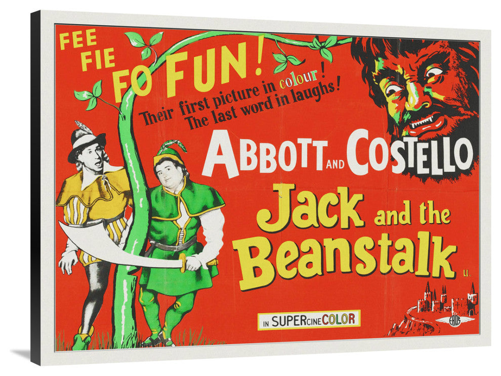 Abbott and Costello, Jack And The Beanstalk, 01, 40x30