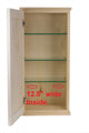 Sandalwood On the Wall White Cabinet 19.5h x 15.5w x 3.25d