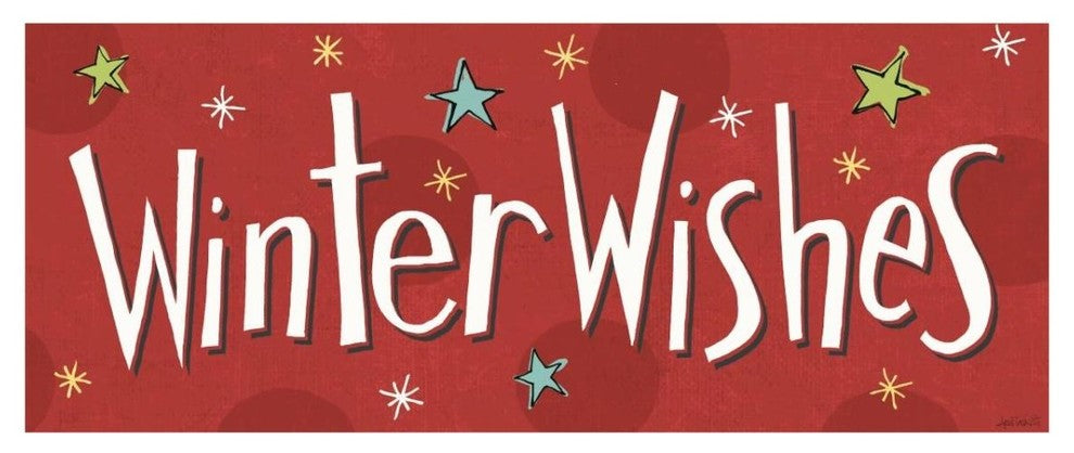 "Whimsy Winterland VIII" Digital Paper Print by Anne Tavoletti, 32"x14"
