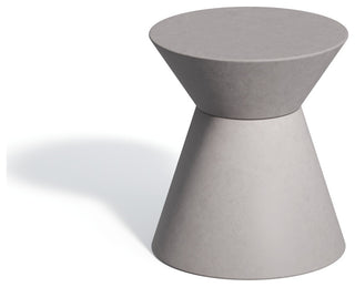 Palo Drum End Table, Iron
