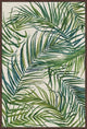 "Swirling Palms" Floater Framed Painting Print on Canvas, 20"x30"