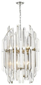 Zlite 4006-12PN 12-Light Pendant, Clear